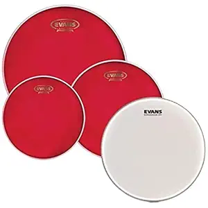 Evans Drum Heads - Hydraulic Red Standard Pack (12