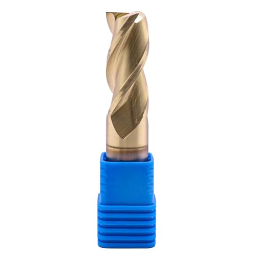 Image of 3 /4 inch 3 Flute Solid Carbide Square End Mill for Aluminum - ZrN Coated | 37 Degree Helix, 3 Flute, 3 /4 inch Cutting Diameter, 3 /4 inch Shank Diameter, 1-3 /4 inch Length of Cut, 4 inch Overall Length, Square End