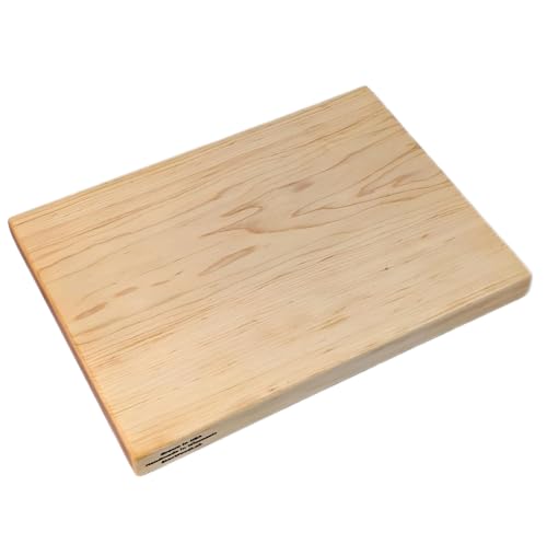 Tabla de cortar de madera dura de arce, 14 x 10 x 1.2 in miniatura 1