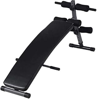 Adjustable Sit up Bench - Arc-Shaped Slant Board Decline Ab Bench Crunch Board