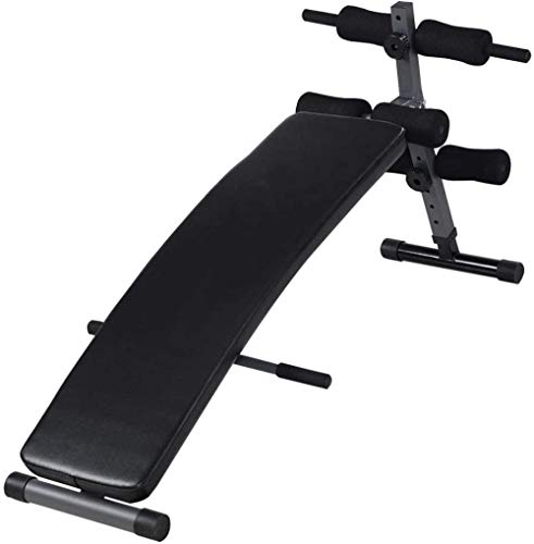 Adjustable Sit up Bench - Arc-Shaped Slant Board Decline Ab Bench Crunch Board