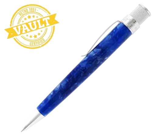 Stylo roller Tornado rétro 1951 Bleu saphir rechargable pour écriture fluide