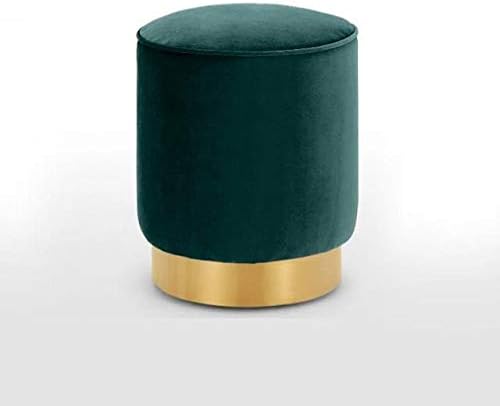 N/A Fabric Round Stool, Simple Design, Creative Personality, Sofa Stool, Low Stool, Fashion Cloth Makeup Stool