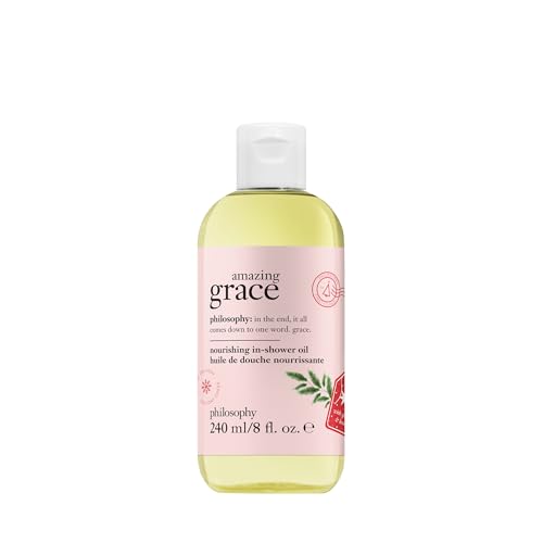 philosophy amazing grace nourishing in-shower oil – with skin-loving oils – skin hydration that lasts all day