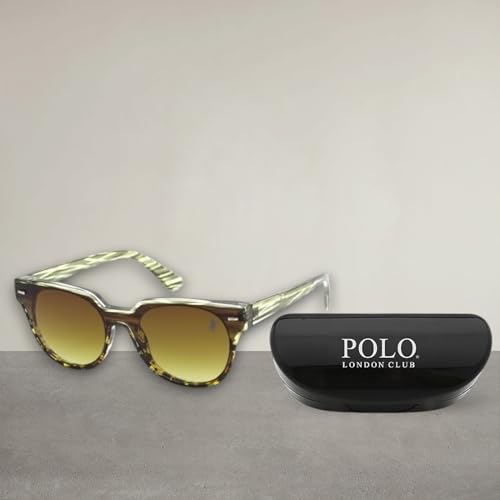 Óculos de Sol Unissex Casual Polo London Club com Proteção UVA/UVB - Kit contém estojo e flanela