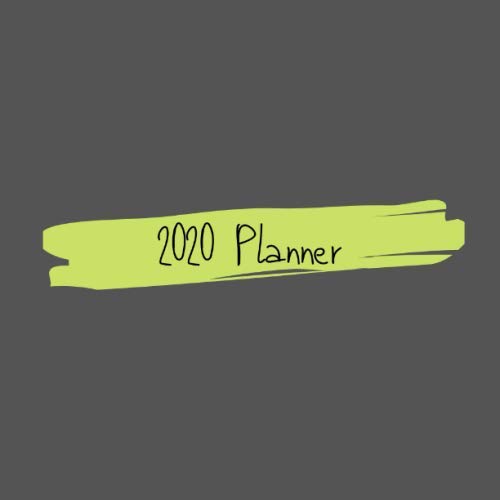 2020 Planner: monthly and weekly planner organizer to-do list