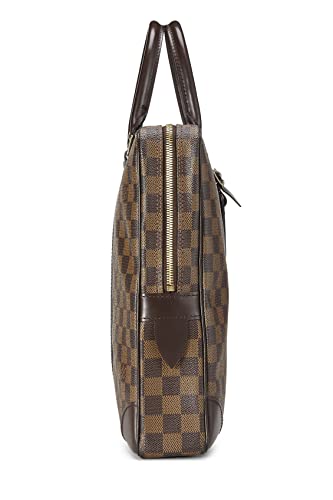 Pre-Loved Damier Ebene Porte Documents-Voyage GM, Brown3