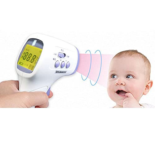 Przenośny elektroniczny termometr na czoło Ir na podczerwień bezdotykowy lcd cyfrowy pomiar temperatury gorączki tester detektor dla ludzkiego dziecka dorosłego dziecka termometr do ciała - typ A