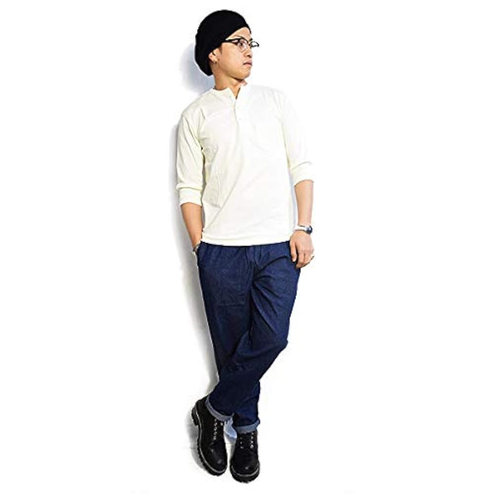 Amazon | (グラッドハンド)GLAD HAND HALF SLEEVE HENLEY POCKET