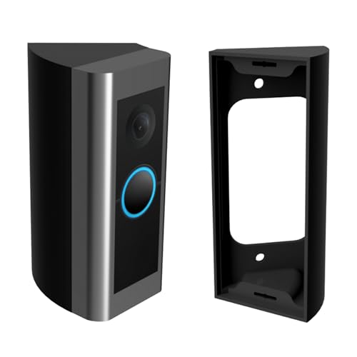 Mars Outpost Angle Mounting Bracket Wedge 45 Degrees for Wired Video Doorbell Pro/Pro2 Slim Strong 45 Corner Tilt Adapter Left/Right Mount Cable Hardwired WiFi Camera Chime Holder Kit Made in UK