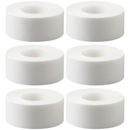 HIAKDOFT 6 rollos Protectores de Sudor Adhesivos Absorbentes Transpirables para Cuello y Mangas Almohadillas Cortables para Ropa Unidades