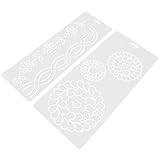 Confection de précision : les marquages ​​précis du gabarit permettent de créer des motifs précis et esthétiques, des gabarits de broderie et des modèles de quilting