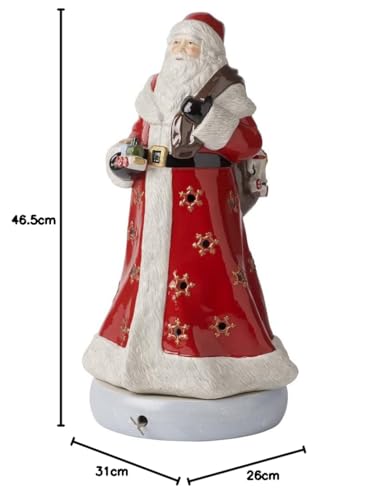 Figura de Papá Noel Villeroy & Boch con caja de música para revivir la Navidad 5