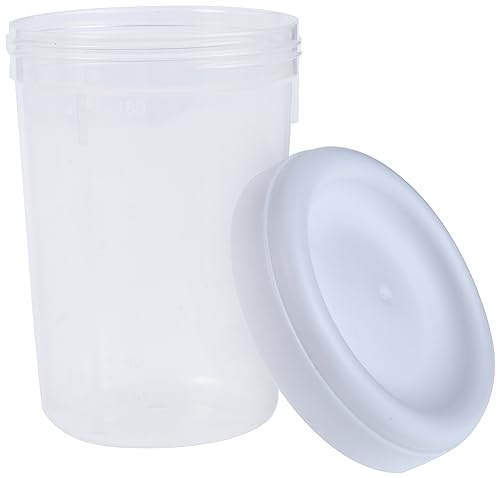 Suavinex, 10 Tarritos Almacenaje Leche Materna. Para Congelar, Almacenar y Transportar Leche Materna y Alimentos de Bebé. Sin BPA. Con Tapa de Rosca Hermética Anti-Fuga, Ideal para Líquidos, 200 ml - imagen 4