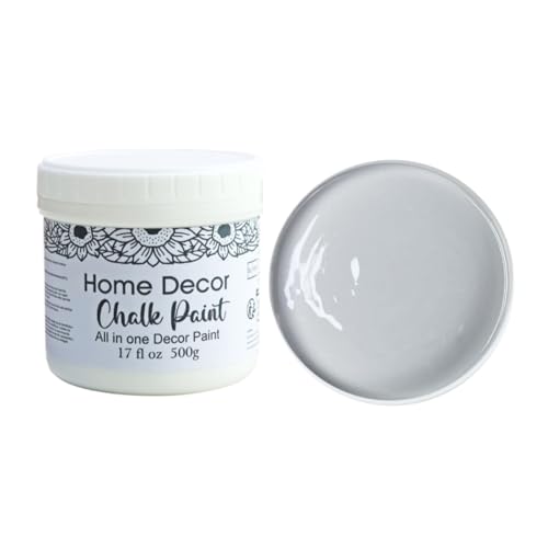DGAGA Pintura de tiza gris para madera, pintura de muebles con acabado de tiza, pintura artesanal para madera, pintura interior de casa, pintura de pizarra para decoración del hogar, mesa, armario,