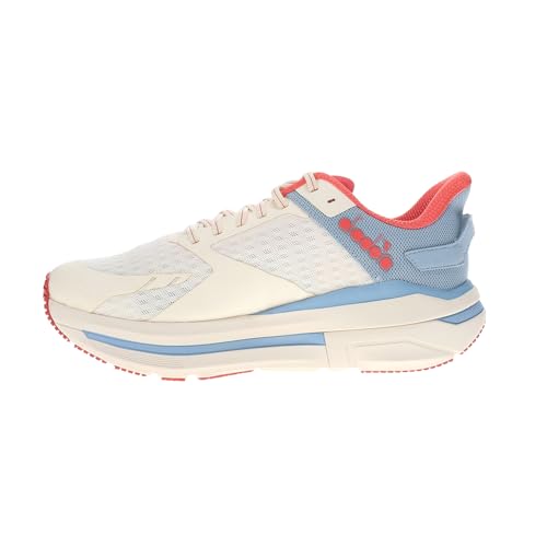 Diadora Womens Cellula Running Sneakers Shoes - Blue, Off White, Red3
