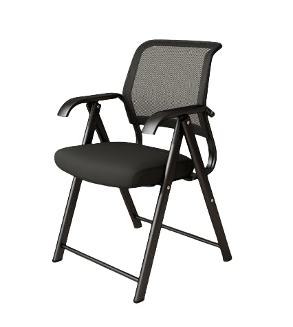 Aoasious 折りたたみ椅子 家庭用 コンピュータチェア 学生寮 麻雀テーブル 椅子 快適 長時間使用 ブラック 52*55*88cm (52*55*88cm,ブラック)