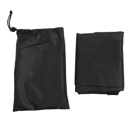 Cubierta Protectora Resistente Al Agua para Carrete Solar de Piscina, Cubierta Resistente a los Rayos para Piscina Enterrada (Black)