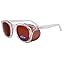 Transparent Frame / Matching Vermillion Lens & Shields