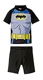 Batman Kinder UV-Schutz-Anzug 50+ Badeanzug Badehose Badeshirt Sonnenschutzanzug Strandanzug Schwimmanzug Jungen (86/92)