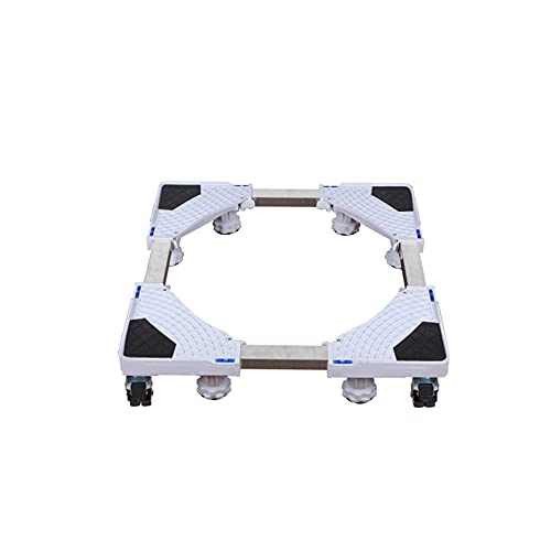 Soporte para lavadora Soporte móvil for lavadora, base ajustable (largo/ancho: 47-70 cm), carrito for secadora y refrigerador, base for aire acondicionado, base for refrigerador/congelador (altura: 10