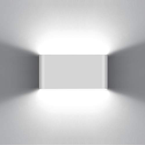KAWELL 12W Modern Wall Lamp LED Wall Light Up Down Aluminum Wall Wash Lights Waterproof IP65 Outdoor Indoor for Bedroom Living Room Bathroom Stairs Porch Corridor Hallway
