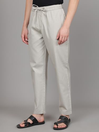 Image of Majestic Man Comfort Fit Solid Cotton Blend Casual Style Lounge Pyjama with 3 Pockets & Zip Closure