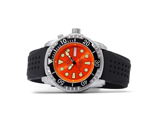Image of RATIO FreeDiver Helium-Safe Dive Watch Sapphire Crystal Automatic Diver Watch 1000M Water Resistant Diving Watch for Men (White)