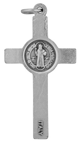 1.5" Saint Benedict Crucifix Pendant | Beautiful Italian Cross | Perfect Charm | Christian Jewelry2