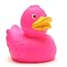 Produktbild Badeente fuchsia I Quietscheente I Duckshop I L: 7,5 cm I inkl. Badeenten-Schlüsselanhänger im Set