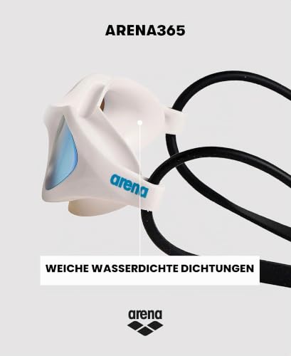 ARENA Unisex 365 verspiegelte Schwimmbrille für Fitnessschwimmer, bequem, beschlagfrei, wasserdicht, für Damen und Herren… – Ansicht 5