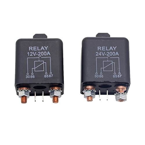 Relé para camión y coche de 12V 200A idóneo para instalaciones continuas