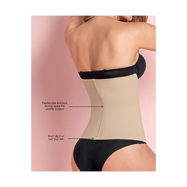 Leonisa-Womens-High-Waist-Slimming-Cincher Leonisa Women's High Waist Slimming Cincher, Nude, M