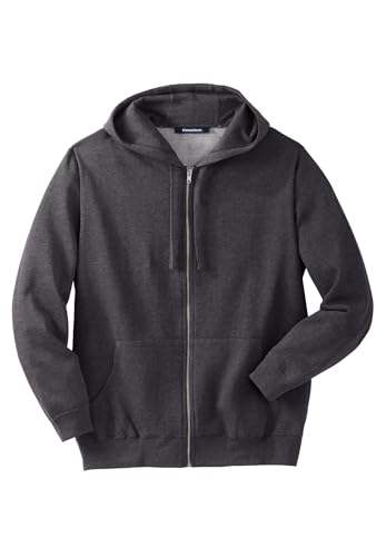 Image of KingSize Men's Big & Tall Fleece Zip-front Hoodie Jacket