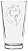 Volpino Italiano Dog Themed Etched All Purpose 16oz Libbey Pint Glass