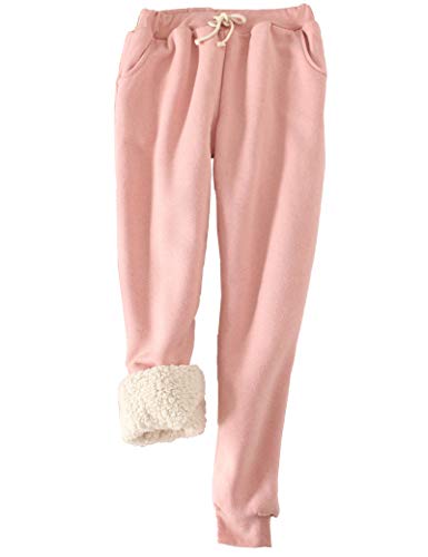 BALEAF Pantalon Doublé En Polaire Pour Femme - Imperméable - Crossover Flare - Chaud - Bootcut - Pantalon De Yoga D'hiver - Taille Haute Avec Poches, Bleu Marine, XL