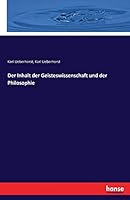 Der Inhalt Der Geisteswissenschaft Und Der Philosophie 3742813242 Book Cover