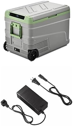 EUHOMY 12 Volt 48QT Refrigerator Bundle with AC Power Cord for Portable Freezer