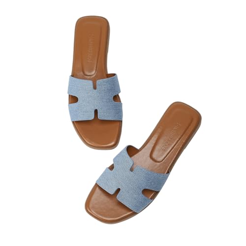 Image of Stratuxx Kaze Women's Open Toe Flat Dress Slide Sandals