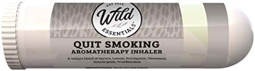 Wild Essentials 3 Pack Of Quit Smoking Aromatherapy Nasal Inhalers Made With 100% Natural, Therapeutic Grade Essential Oils To Help You Kick The Habit And Quench The Cravings #TOP1