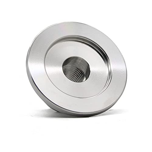 Image of SS304 KF25 NPT Female Adaptor thread 1 /4 inch NW25 KF Female coupling ISO-KF25 X FNPT 1 /4 inch