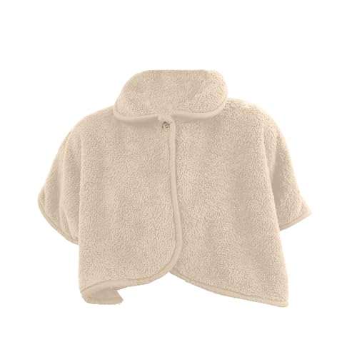 Women's Pashmina Shawls Topper Velvet Plush Sherpa Fleece Lined Shawls Cape Open Front Cardigan Poncho Cloak Cape