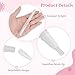 50 Pack Empty Cuticle Oil Pen 3ml Refillable Transparent Twist Pens, Empty Nail Oil Pen with Brush Tip, Eyelash Growth Liquid Tube, Cosmetic Lip Gloss Container for Applicators