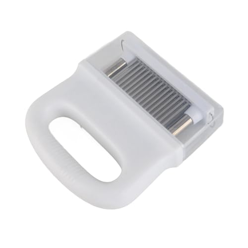 BAFOVY Ago per la Bistecca di Bistecca di Carne di Carne con Ago di Sciolta con 48 Aghi in Acciaio Inossidabile Manico Ergonomico per da Domestica (WHITE)