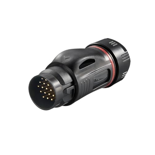 NZXEDVHU BD-24 Plastic Aviation 24 core Data Signal Transmission Power Male and Female Industrial Connector(Male Plug)