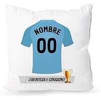 DEREGALOOS Cojín Personalizado Fútbol Celta | Relleno Incluido |