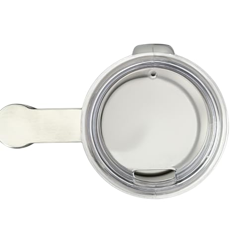 Vaso de Café de Acero Inoxidable 16 oz con Asa Grande miniatura 6