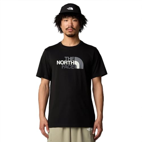 THE NORTH FACE NF0A8A6CJK3 M S/S Easy tee T-Shirt Hombre TNF Black Tamaño M