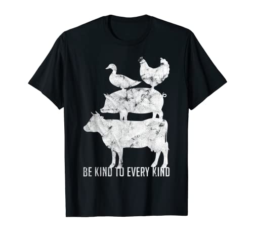 Vegano Vegetariano - Sii gentile con ogni tipo di regalo Maglietta