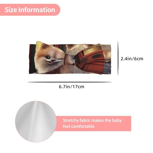 Fantastic and adorable dog Baby Headbands Soft Nylon Hairbands with Stretchy Bows Girls Hair Accessories for Newborn Infant Toddler Kids3